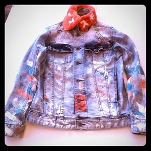 I am selling a full Jean outfit very colorful.